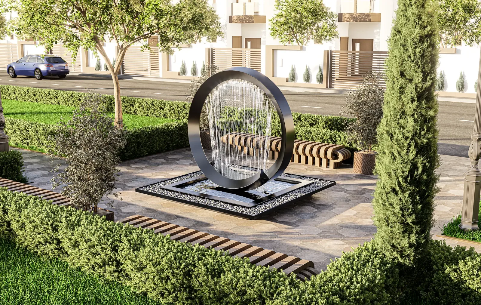 حديقة مجمع سكني، صورة 5