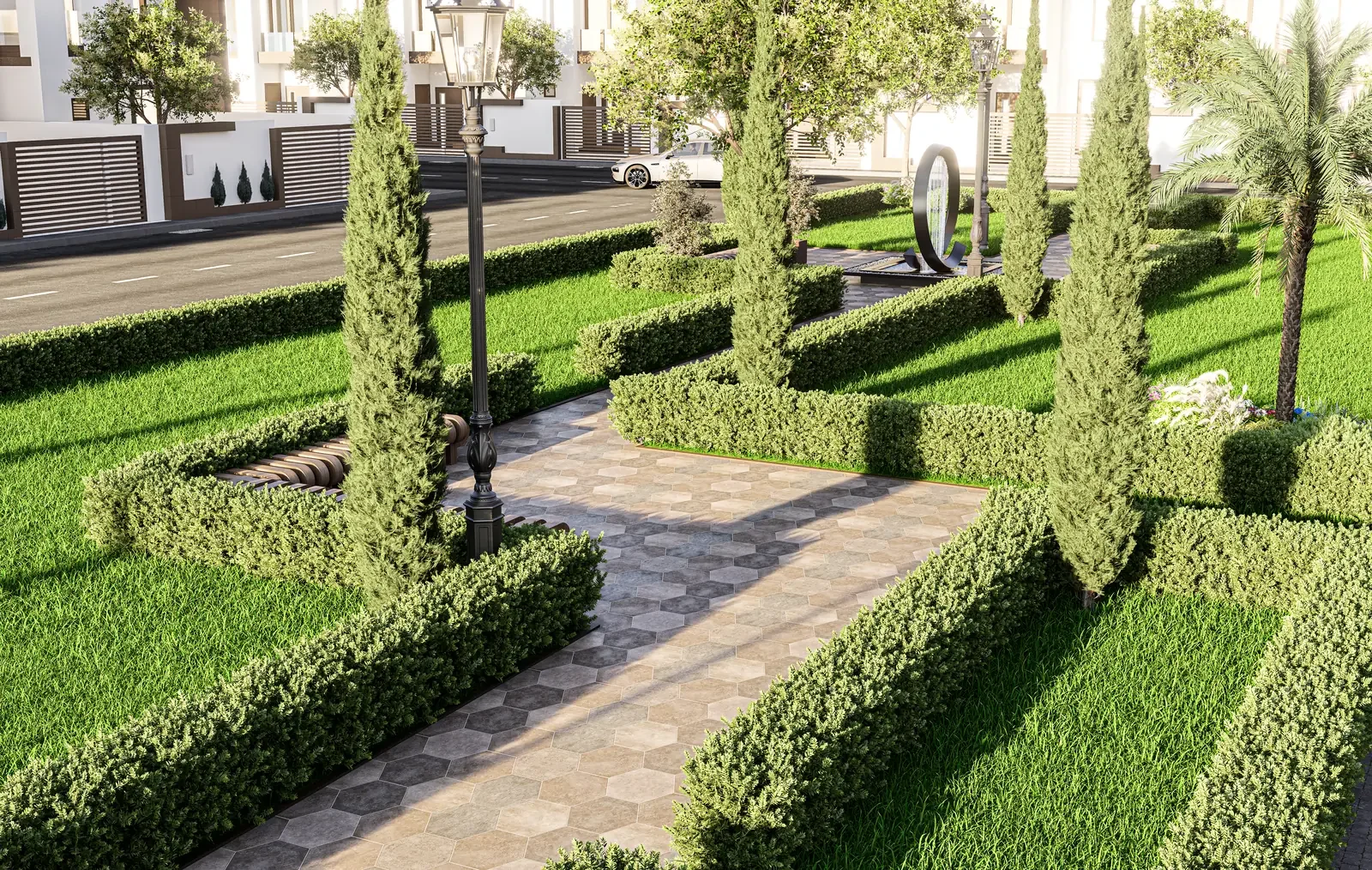 حديقة مجمع سكني، صورة 7