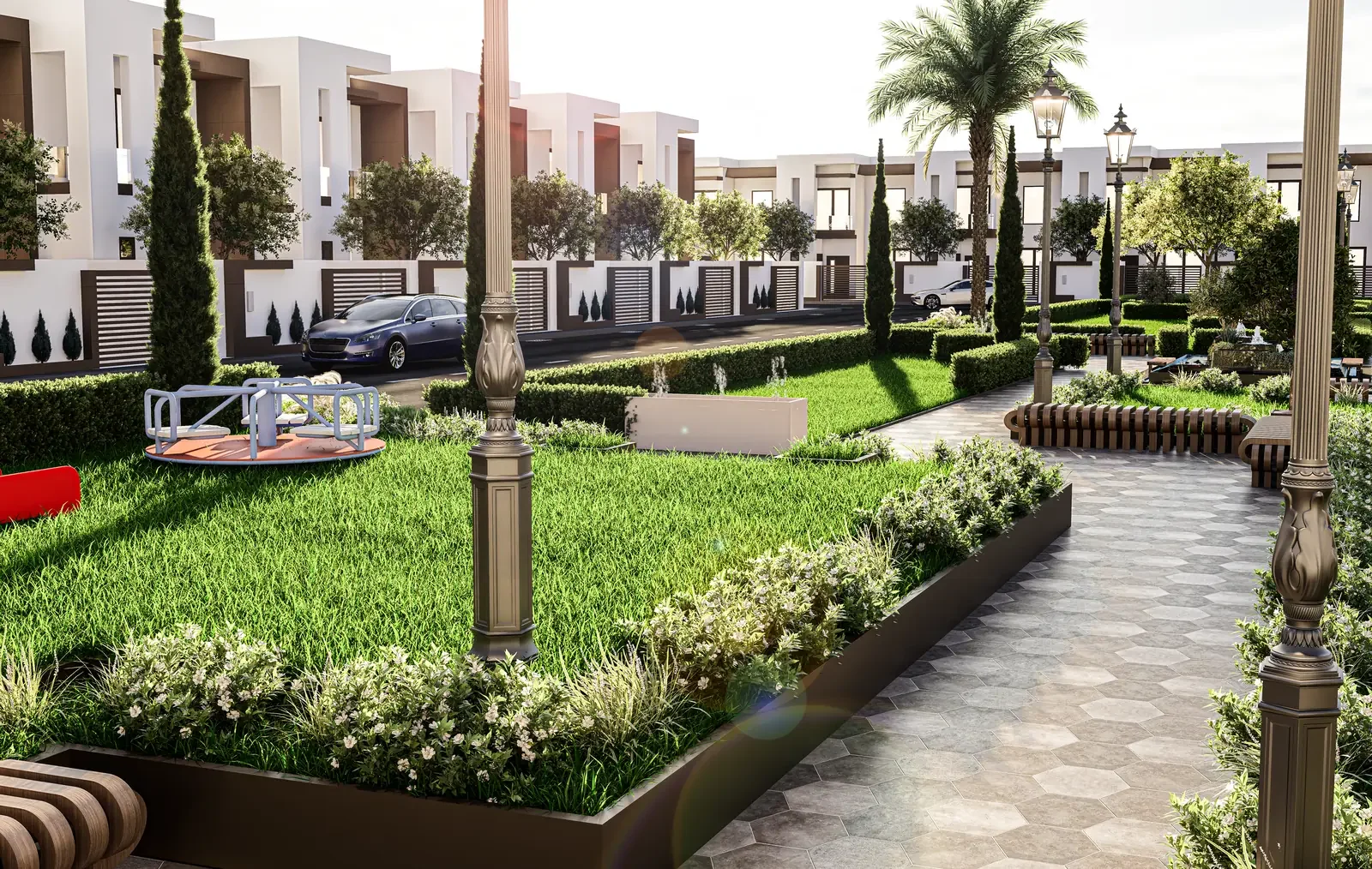 حديقة مجمع سكني، صورة 3